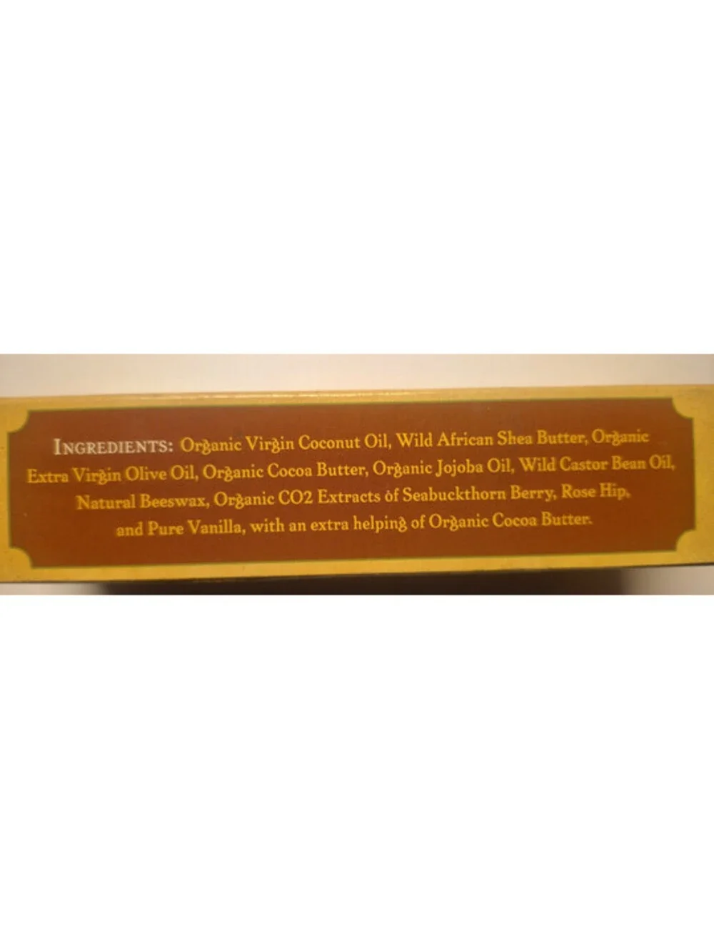 Badger Cocoa Vanilla Body Butter - wild African Shea Butter - 1.7 oz tube
